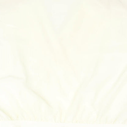 St Michael Womens Ivory Polyester Wrap Blouse Size 10 V-Neck - Pleat Detail