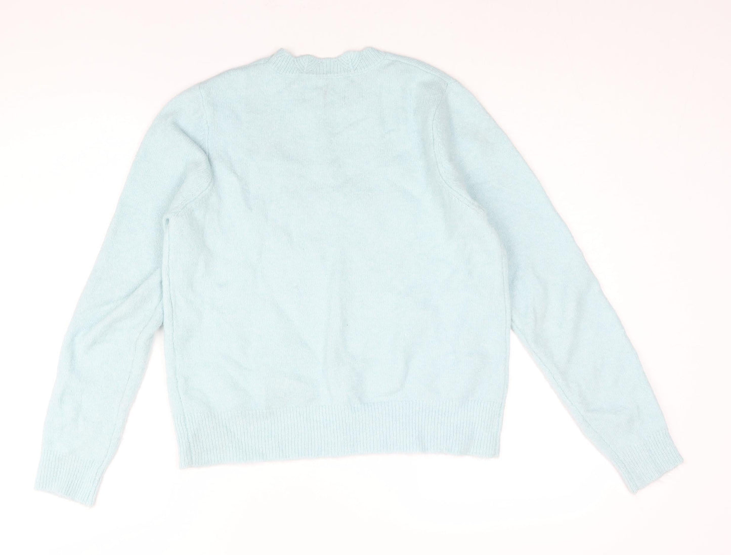 Womens UK Size L Springfield Blue Pullover Jumper