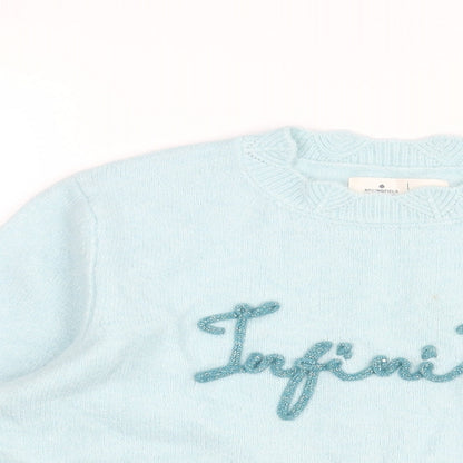 Womens UK Size L Springfield Blue Pullover Jumper