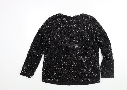Womens UK Size 16 Wardrobe Black Pullover Jumper
