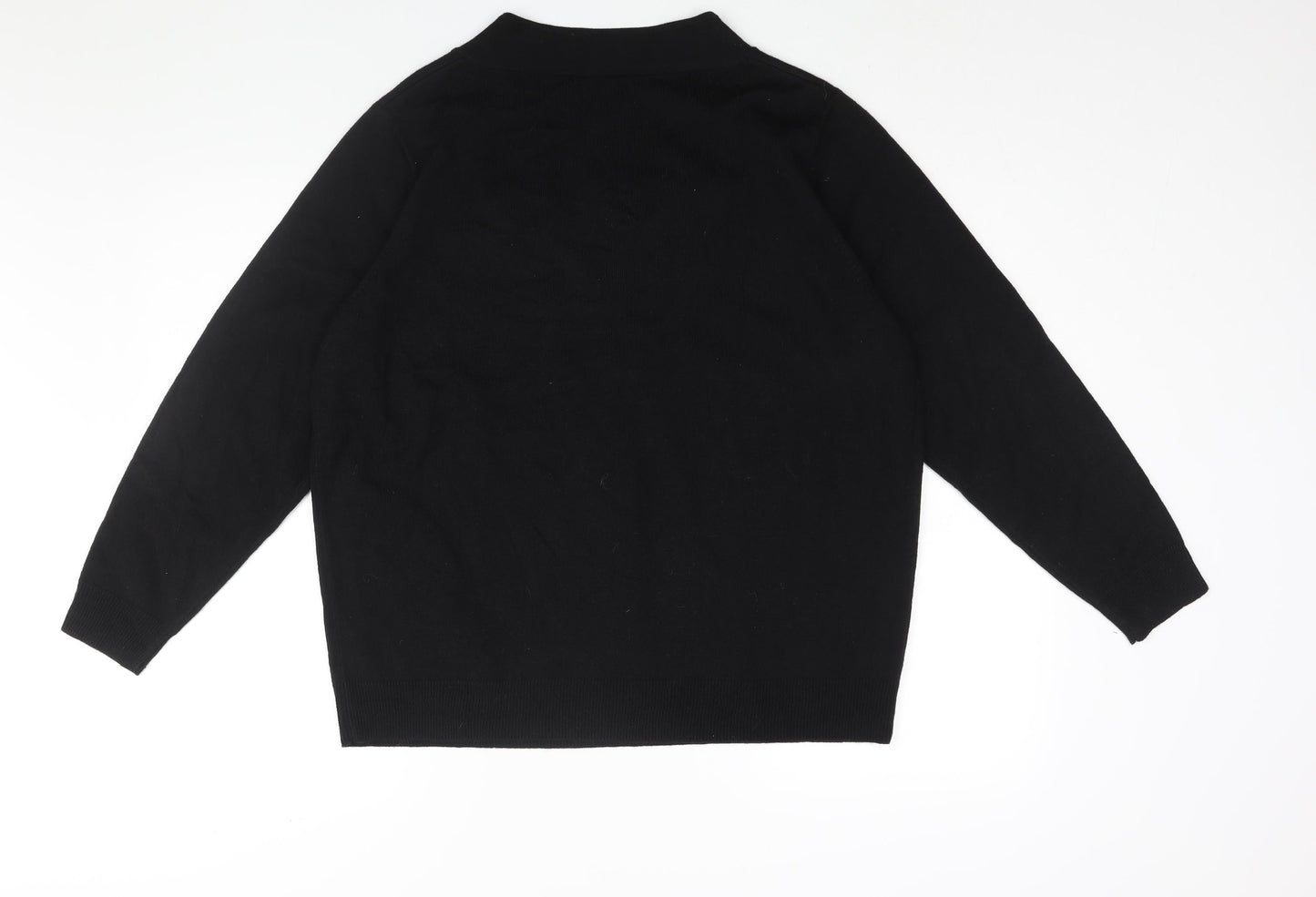 Womens UK Size 16 Wardrobe Black Pullover Jumper
