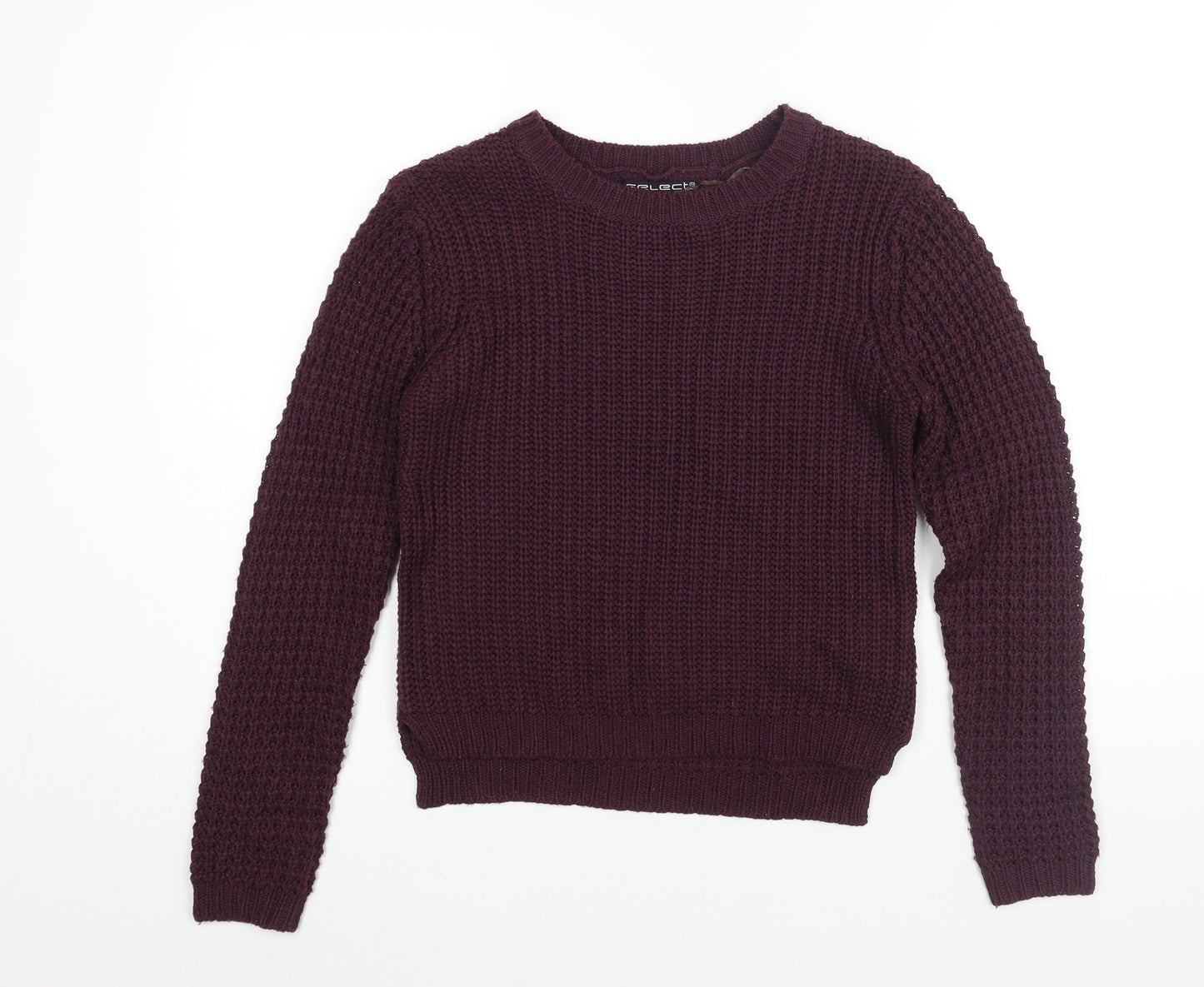 Womens UK Size 8 Select Purple Pullover Jumper