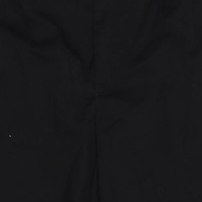 Divided by H&M Womens Black Polyester Trousers Size 18 L29 in Regular Zip