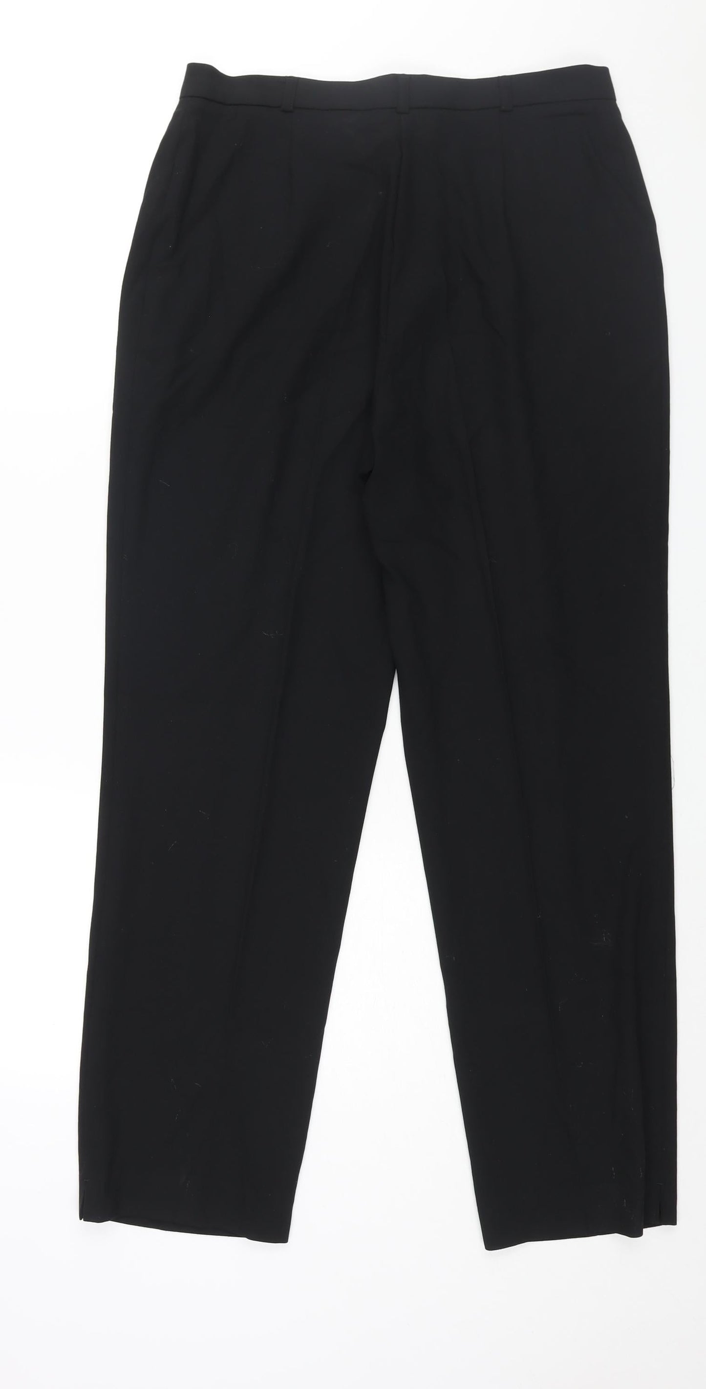 Womens UK Size 14 Marks and Spencer Regular Fit  Black Trousers