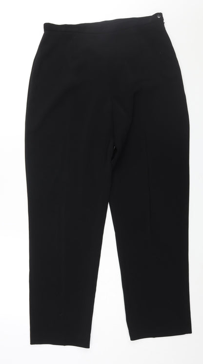 Womens UK Size 16 AMARANTO Regular Fit  Black Trousers