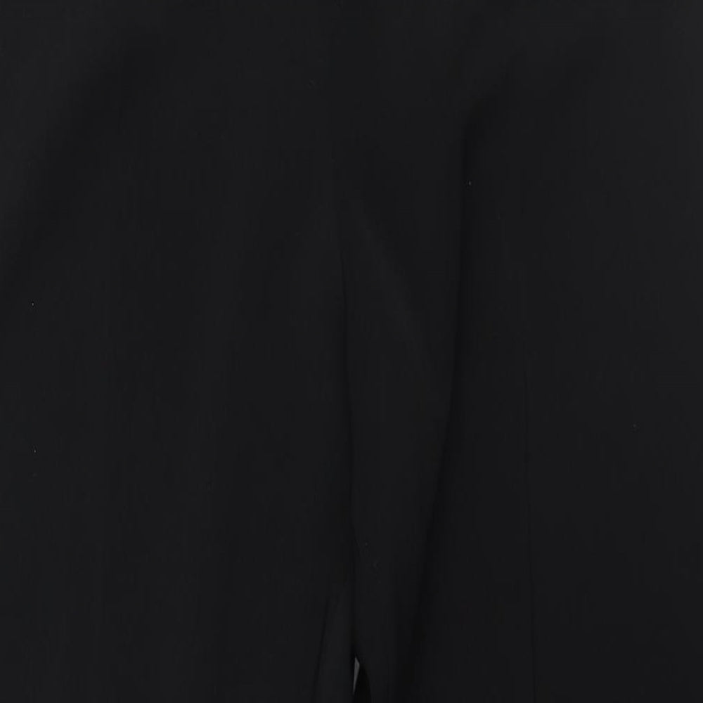 Womens UK Size 16 AMARANTO Regular Fit  Black Trousers