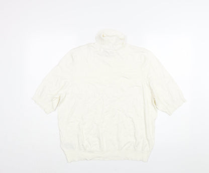 Womens UK Size 18 Marks and Spencer Ivory Pullover Jumper