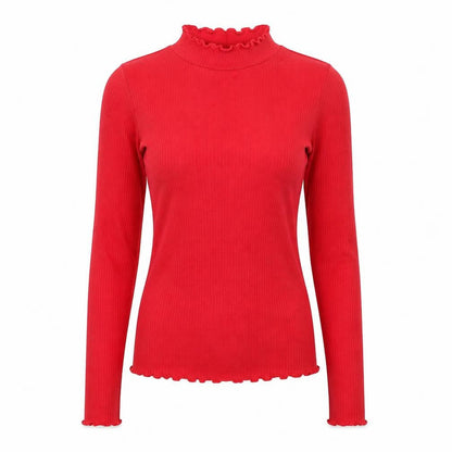 Womens UK Size XS Divided by H&M Red Basic Blouse