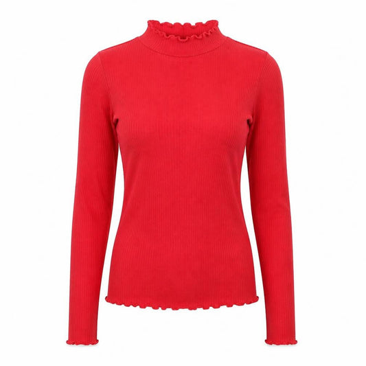 Womens UK Size XS Divided by H&M Red Basic Blouse