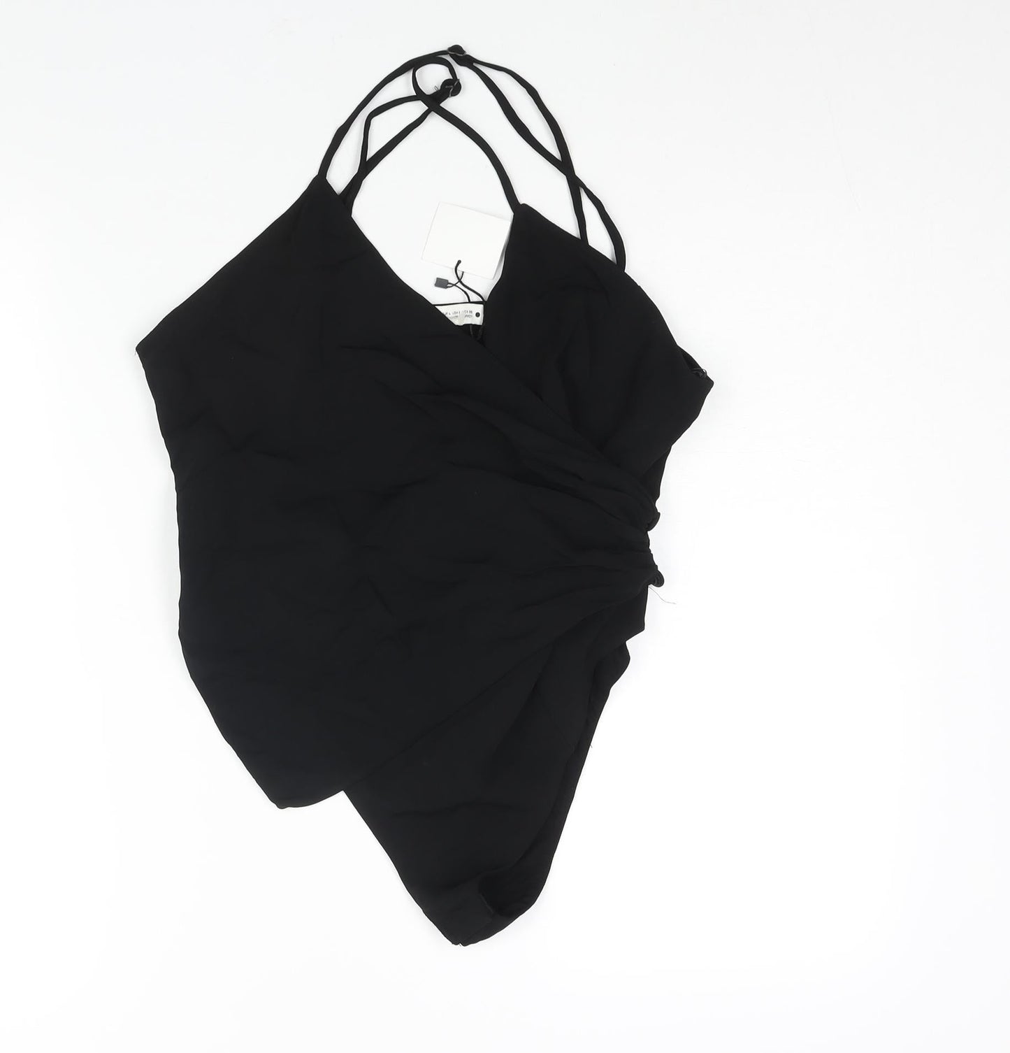 Womens UK Size L Zara One-Piece Black Bodysuit