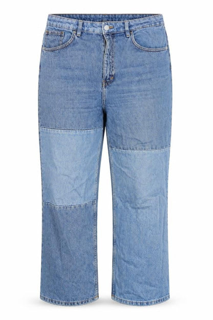 Womens UK Size 32 in Monki Regular Fit Mom Blue Jeans