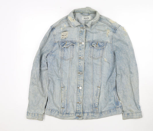 Womens UK Size 8 New Look Blue Jacket