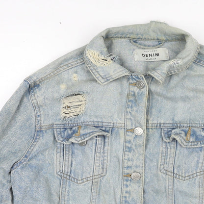 Womens UK Size 8 New Look Blue Jacket