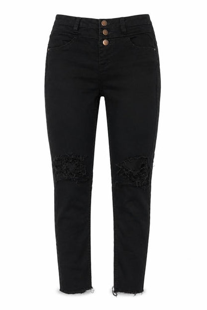 Womens UK Size 8 New Look Regular Fit Skinny Black Jeans
