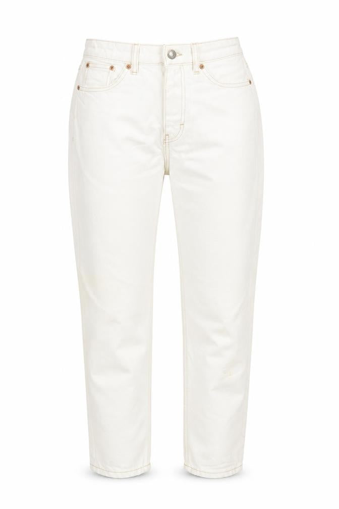Womens UK Size 28 in Topshop Regular Fit Mom White Jeans