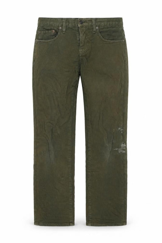 Womens UK Size 28 in Gap Regular Fit Straight Green Jeans