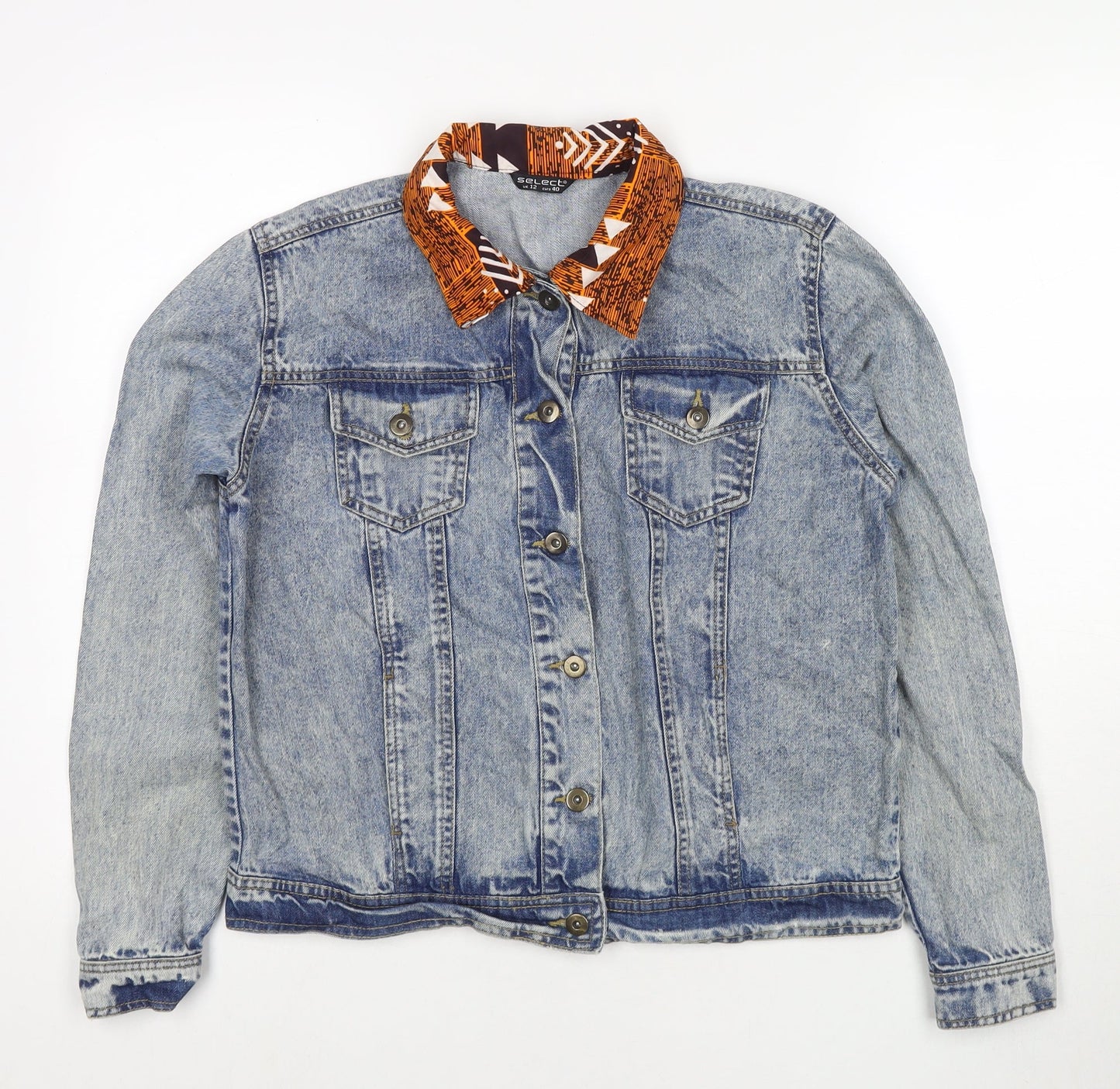 Womens UK Size 12 Selected Blue Jacket