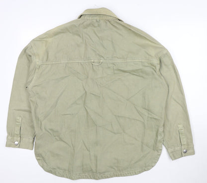 PEP&CO Womens Blue Jacket Size 16 Snap