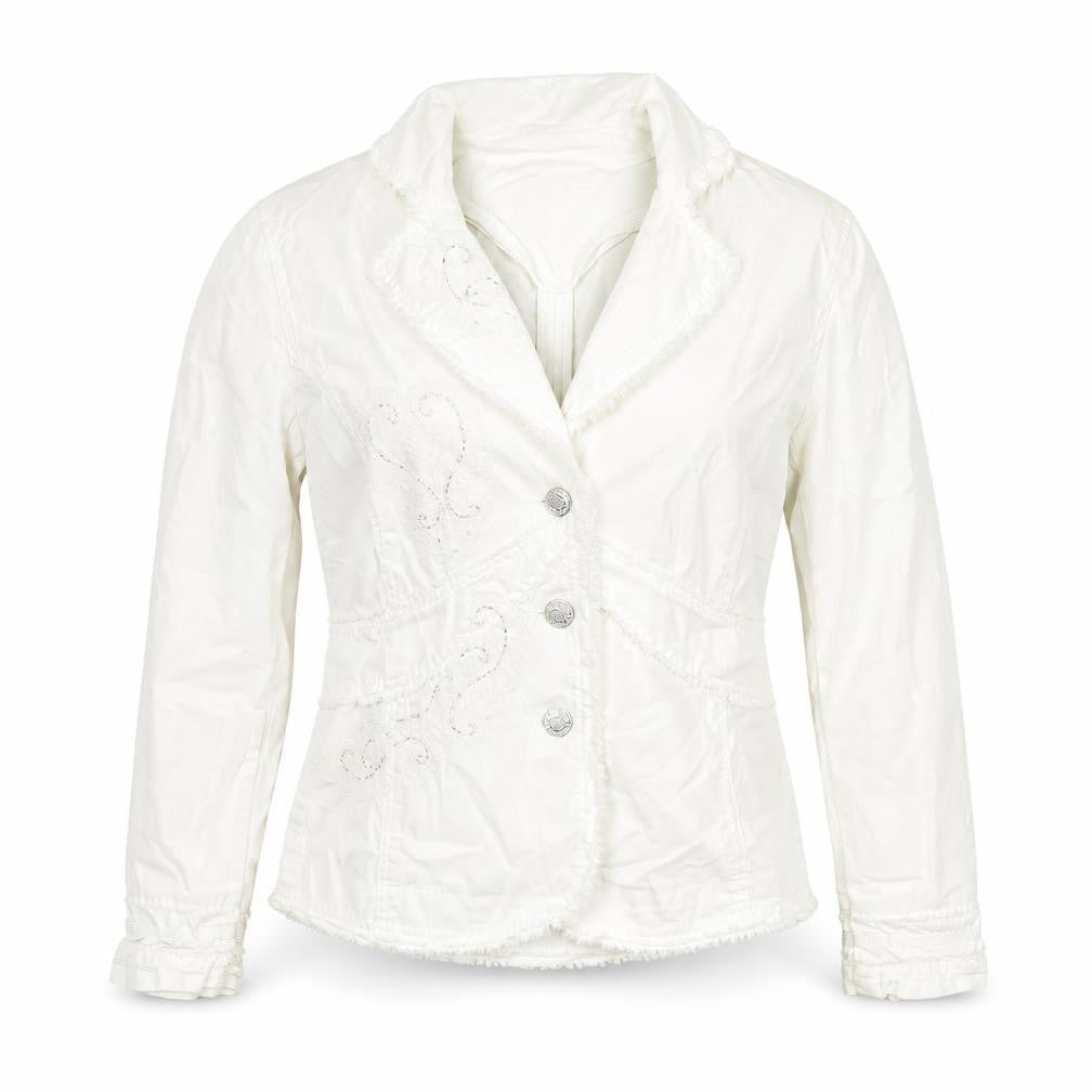 Womens UK Size 12 M&Co White Jacket