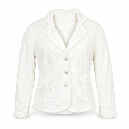 Womens UK Size 12 M&Co White Jacket