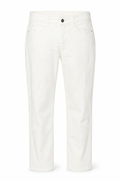 Womens UK Size 8 MAC Regular Fit Skinny White Jeans