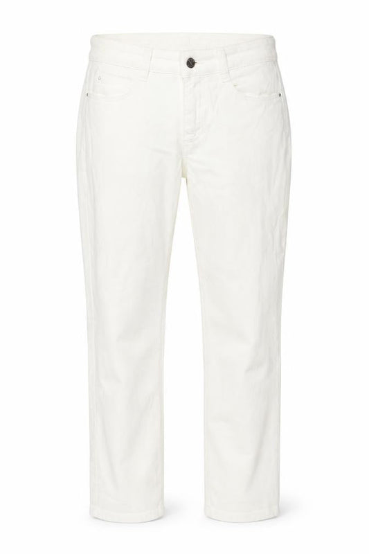 Womens UK Size 8 MAC Regular Fit Skinny White Jeans