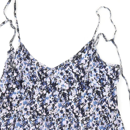Womens UK Size 6 Divided by H&M Blue Camisole Tank