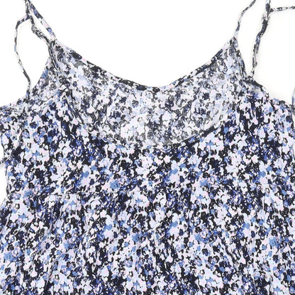 Womens UK Size 6 Divided by H&M Blue Camisole Tank