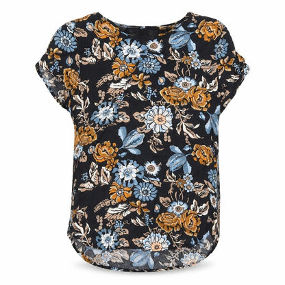 Womens UK Size 8 H&M Black Basic T-Shirt