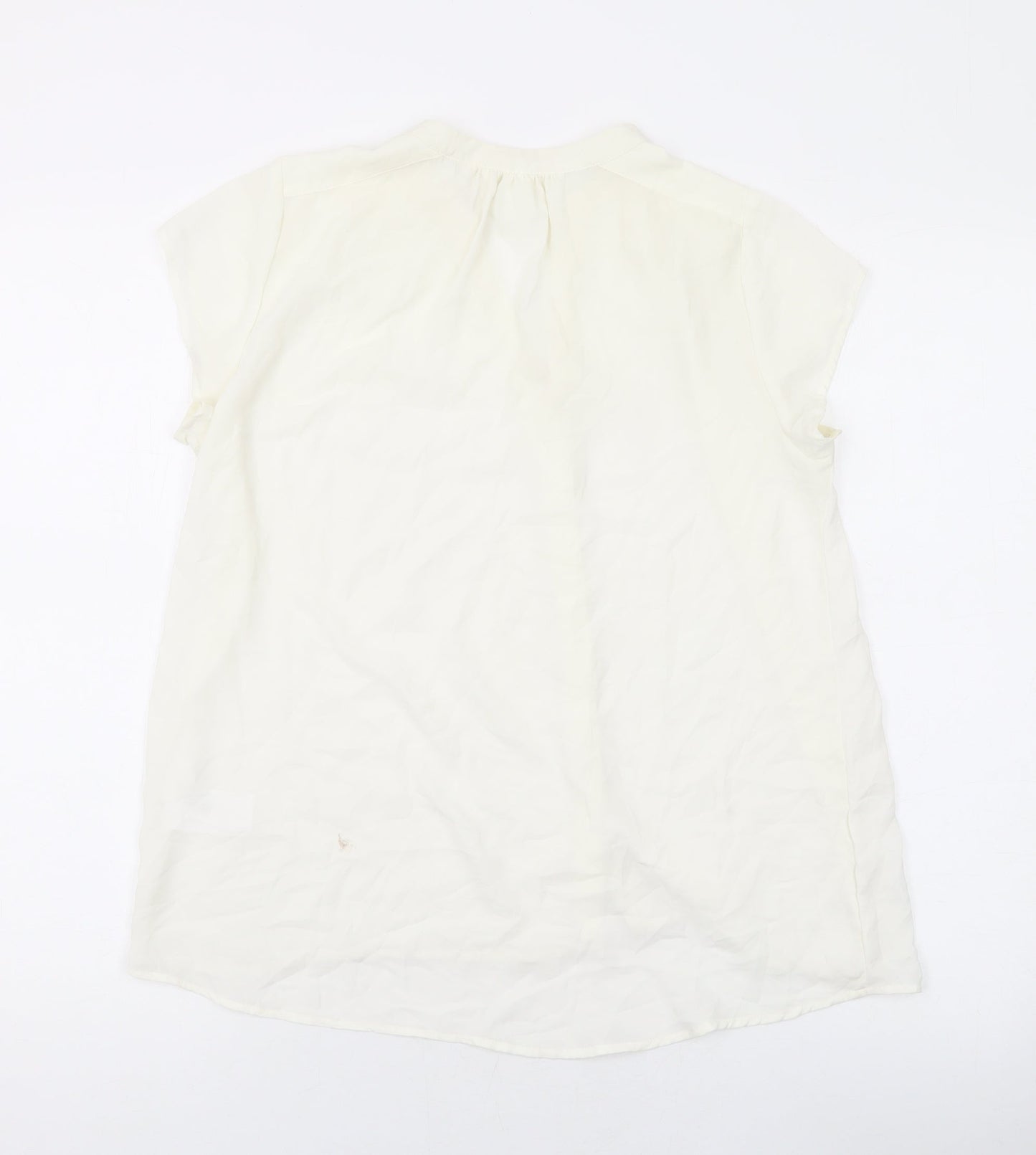 Womens UK Size 6 H&M White Basic Blouse