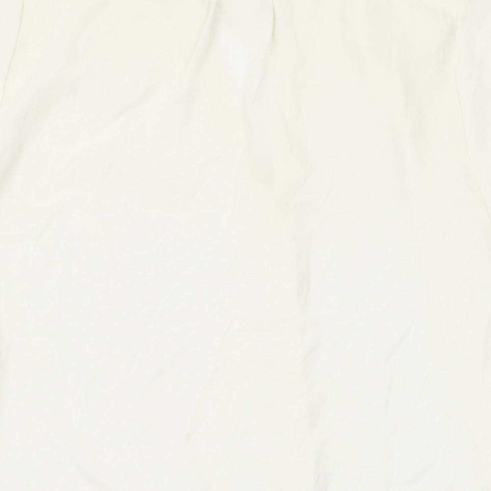 Womens UK Size 6 H&M White Basic Blouse
