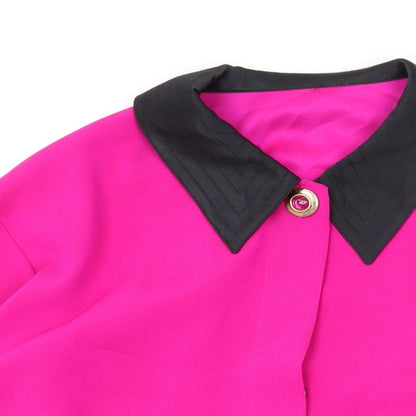 Womens UK Size 10 Marks and Spencer Pink Basic Button-Up
