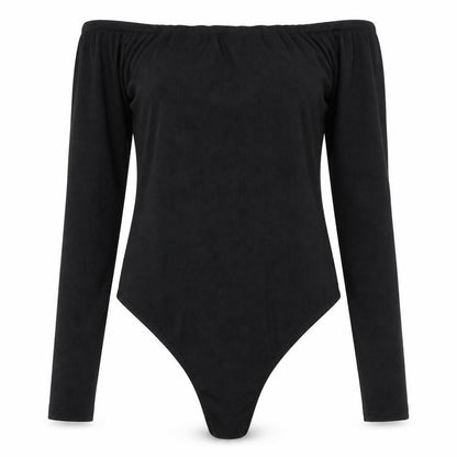 New Look Womens Beige Polyester Bodysuit One-Piece Size 12 Snap