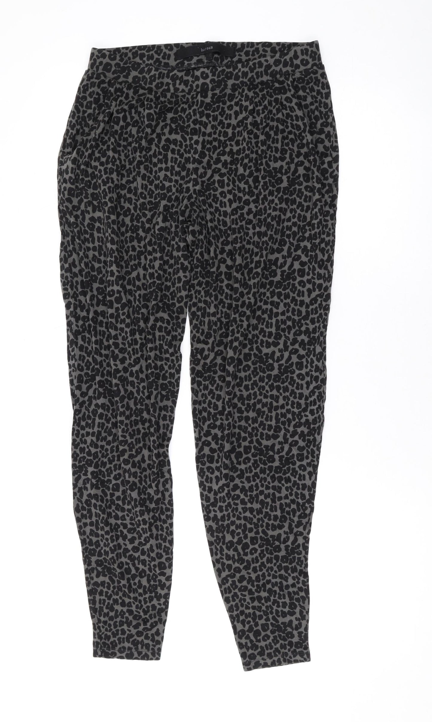 Womens UK Size 10 NEXT Regular Fit  Grey Trousers