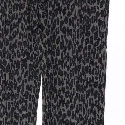Womens UK Size 10 NEXT Regular Fit  Grey Trousers