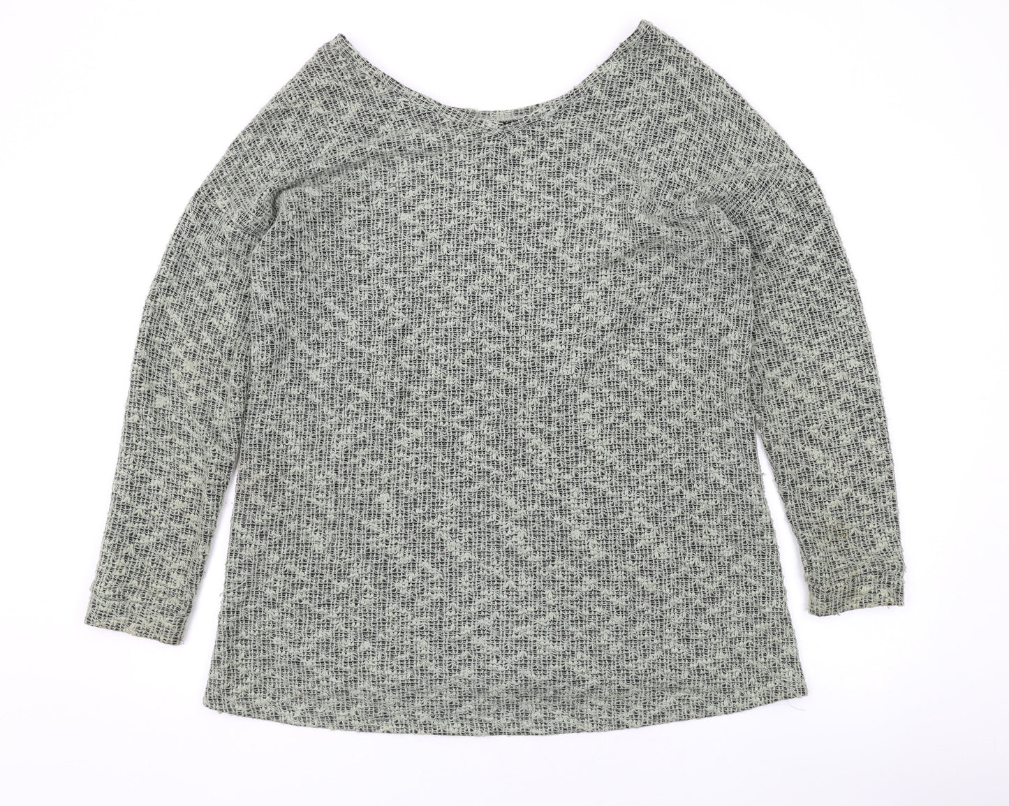 Womens UK Size 16 NEXT Green Pullover Jumper