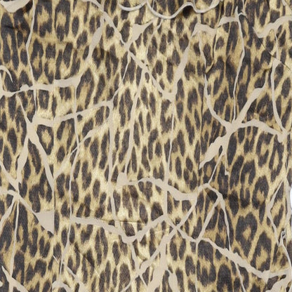 dusk Womens Brown Animal Print Polyester A-Line Size 12 Scoop Neck Zip