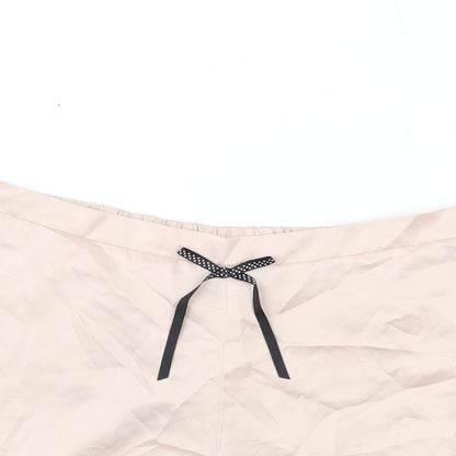Dorothy Perkins Womens Pink Solid Polyester Cami Sleep Shorts Size S