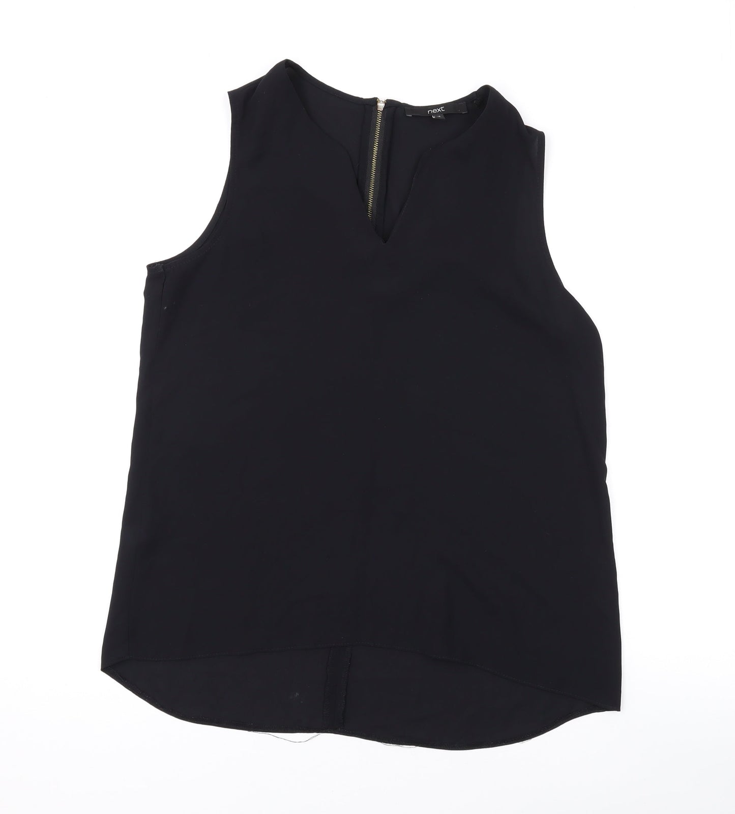 Womens UK Size 10 NEXT Black Basic Tank