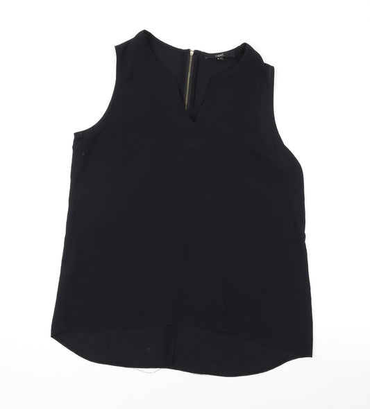 Womens UK Size 10 NEXT Black Basic Tank