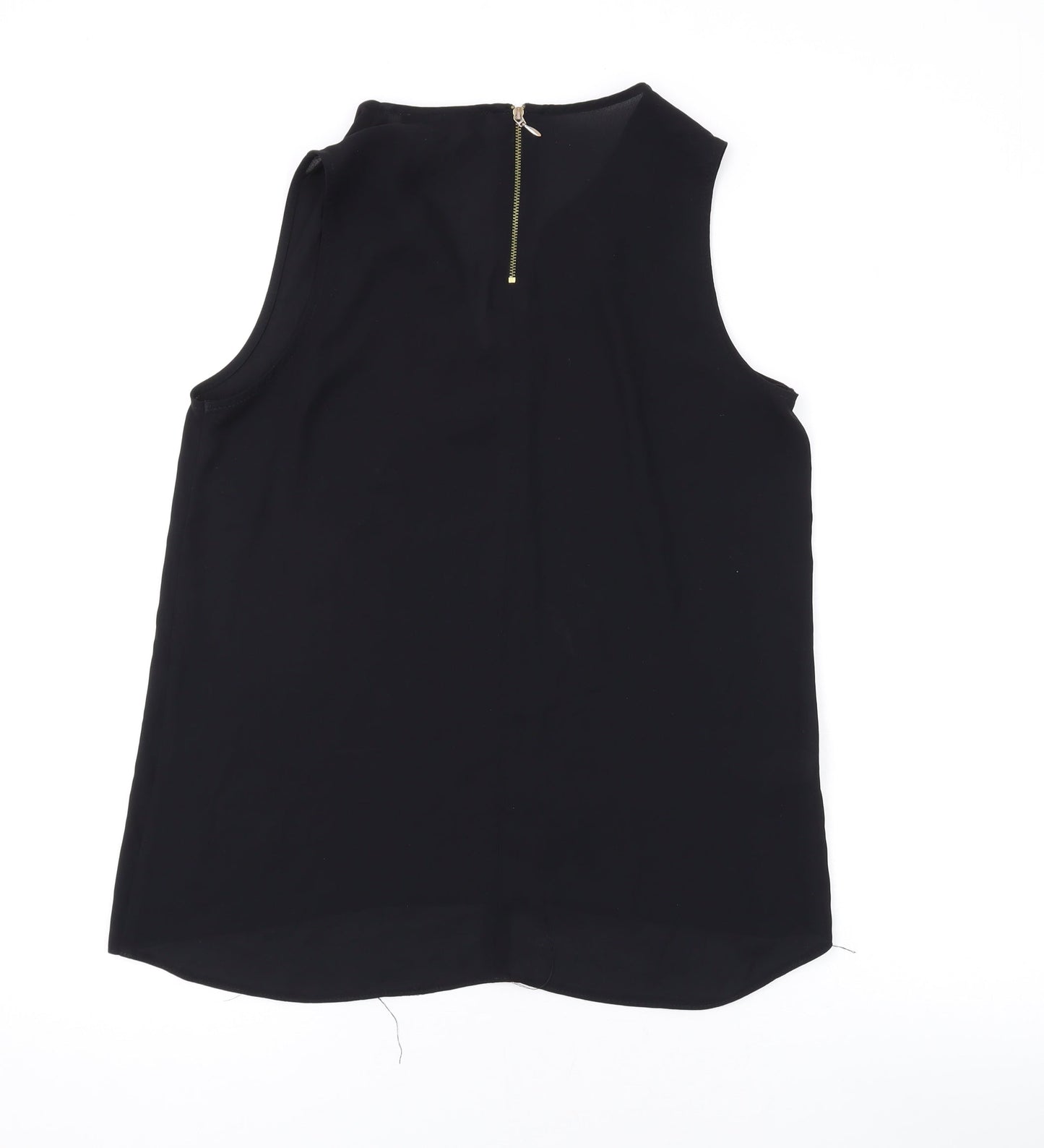 Womens UK Size 10 NEXT Black Basic Tank