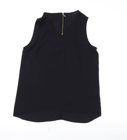 Womens UK Size 10 NEXT Black Basic Tank