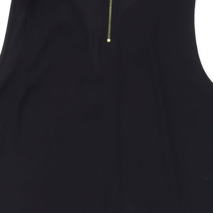 Womens UK Size 10 NEXT Black Basic Tank