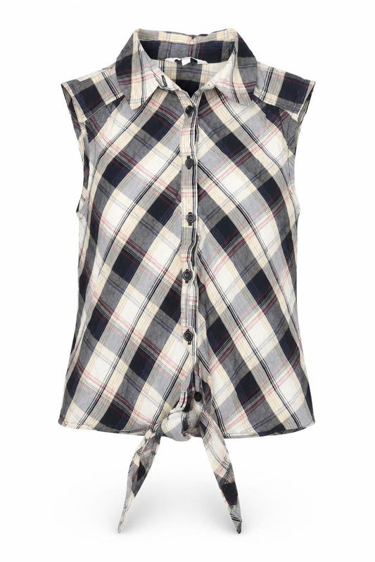 Womens UK Size 8 New Look Beige Basic Button-Up