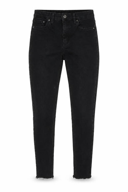 Womens UK Size 8 MNG Regular Fit Skinny Black Jeans