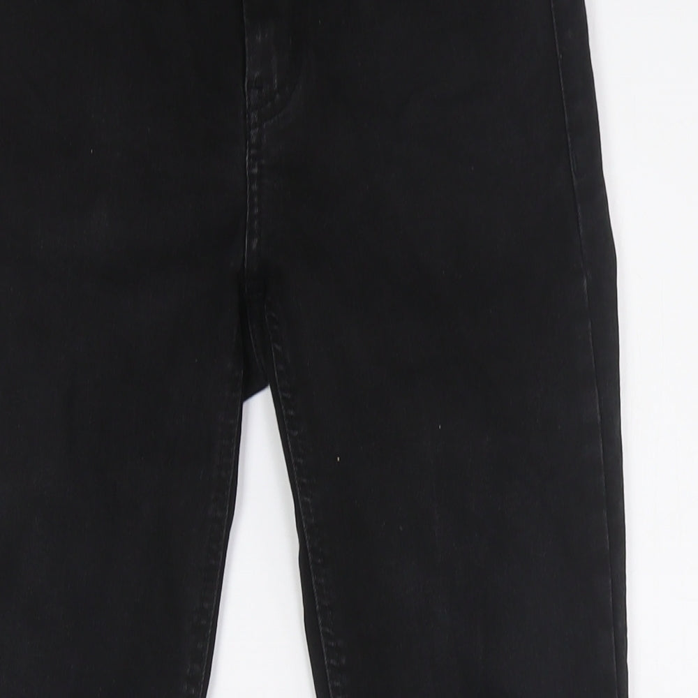 Womens UK Size 8 MNG Regular Fit Skinny Black Jeans