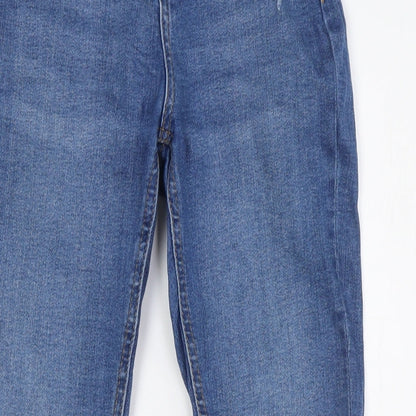 Denim Co Womens Blue Cotton Skinny Jeans Size 6 L29 in Regular Zip