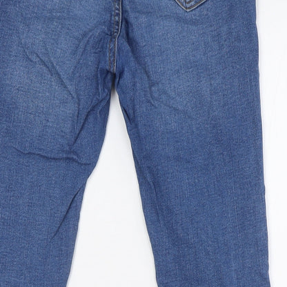 Denim Co Womens Blue Cotton Skinny Jeans Size 6 L29 in Regular Zip