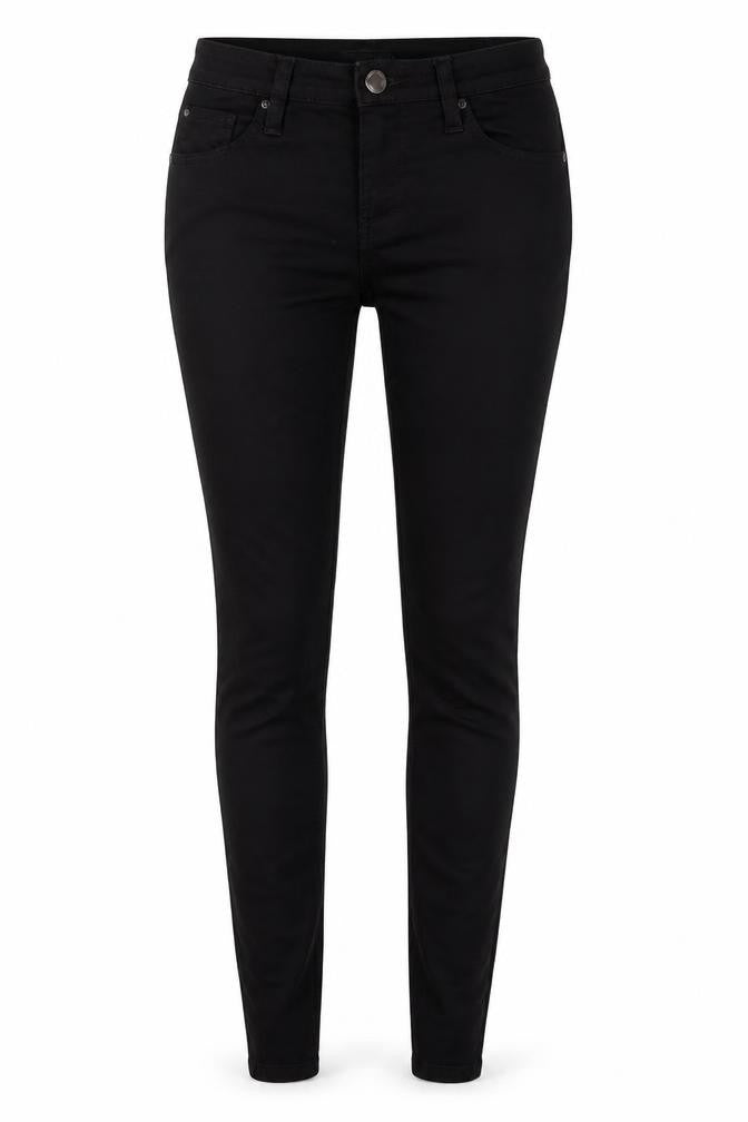 Womens UK Size 6 Denim Co Regular Fit Skinny Black Jeans
