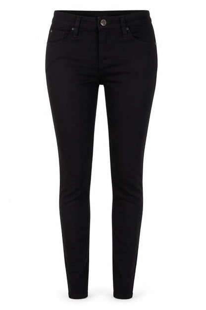 Womens UK Size 6 Denim Co Regular Fit Skinny Black Jeans